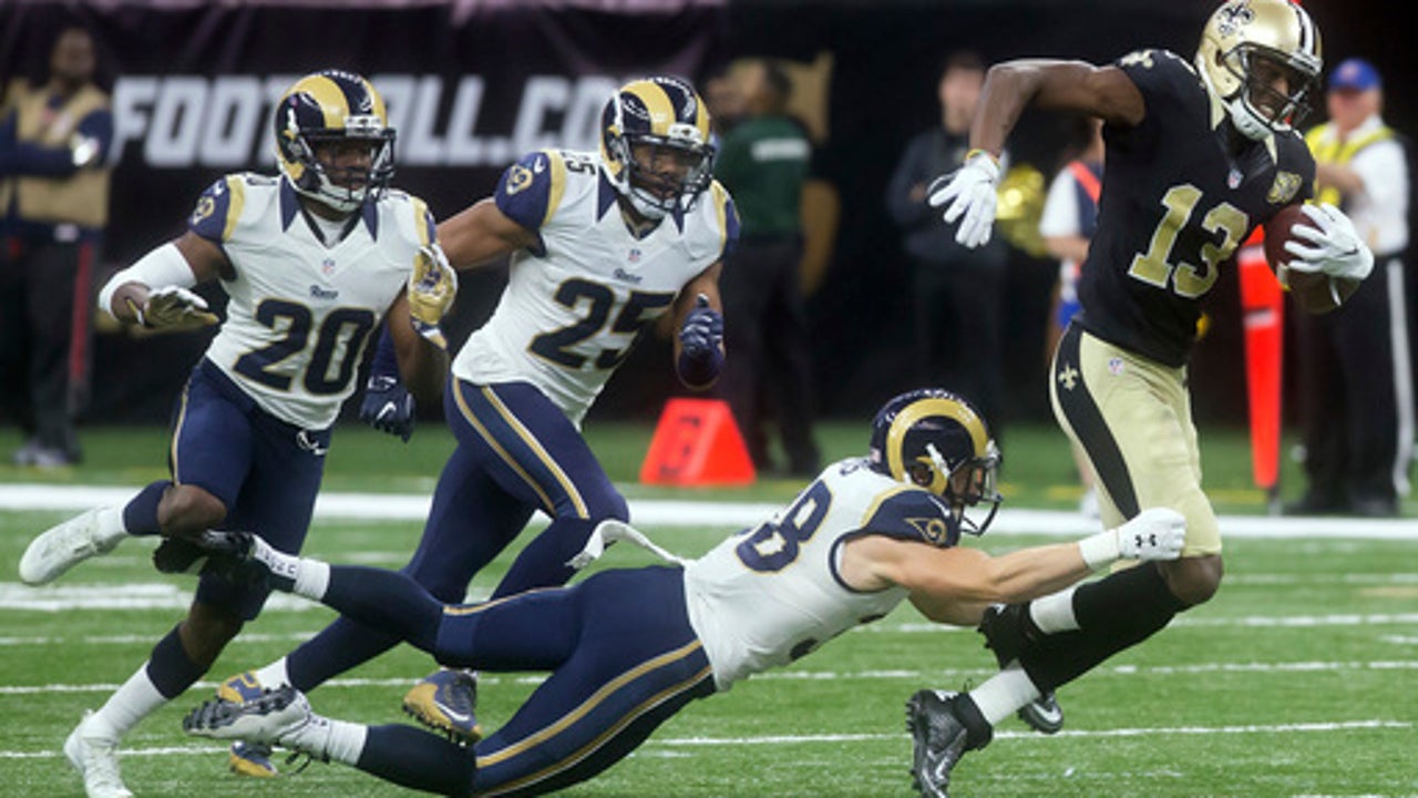 After bashing from Brees, Rams' defense regroups for Brady